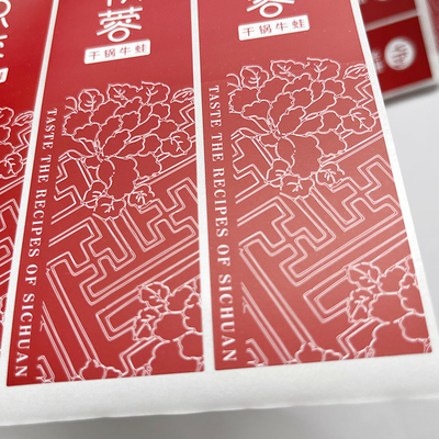 Giấy tráng phủ Giấy tổng hợp BOPP PE PET Nhãn dán có thể Nhãn riêng Mỹ phẩm Thực phẩm Nhãn chịu lạnh