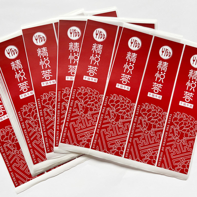 Giấy tráng phủ Giấy tổng hợp BOPP PE PET Nhãn dán có thể Nhãn riêng Mỹ phẩm Thực phẩm Nhãn chịu lạnh
