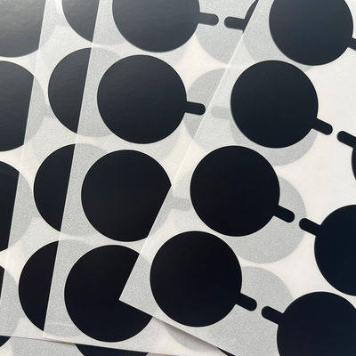 Keo dán Tamper tùy chỉnh không thấm nước In kết dính Vòng tròn Nhãn Vinyl riêng