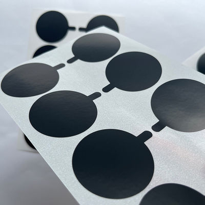 Keo dán Tamper tùy chỉnh không thấm nước In kết dính Vòng tròn Nhãn Vinyl riêng