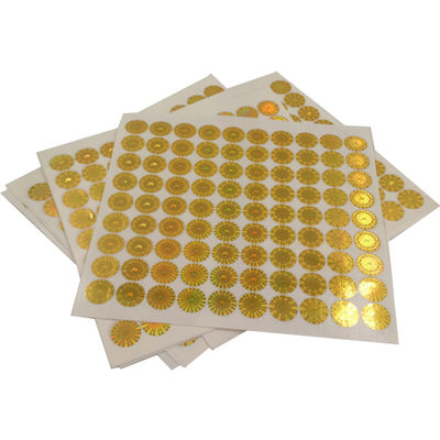Hình dán ba chiều bảo mật in CMYK