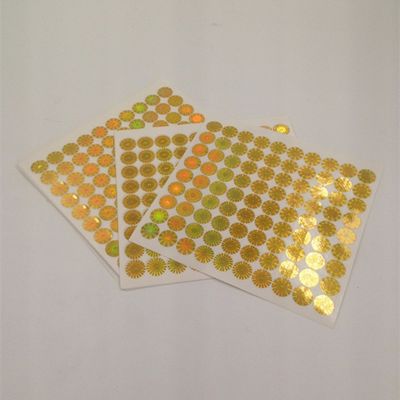 Hình dán ba chiều bảo mật in CMYK