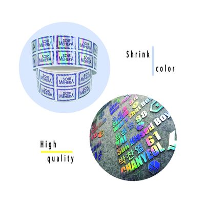 Logo thiết kế chống hàng giả 3D Hình dán bảo mật ba chiều