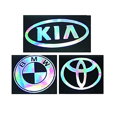 Logo thiết kế chống hàng giả 3D Hình dán bảo mật ba chiều