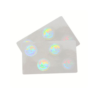 Hình dạng tùy chỉnh ID Die Cut Hình dán ba chiều trong suốt, Hình dán ba chiều bằng chứng Tamper