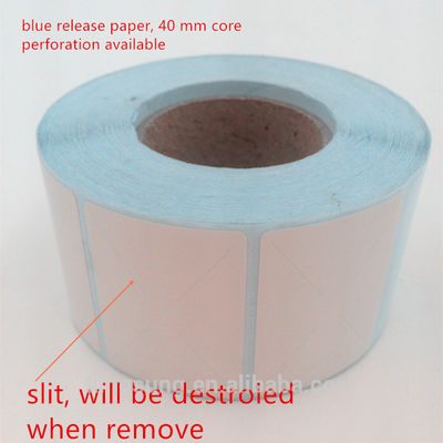 Nhãn cuộn trống màu Pantone có thể tháo rời / Nhãn trống để in