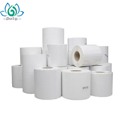 Nhãn nhiệt trống 4X6 inch 220PCS, Cuộn nhãn mã vạch trống