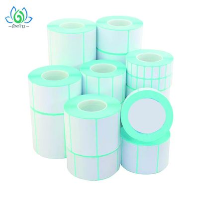 Nhãn dán nhãn ghi đĩa Vinyl trắng không thấm nước có độ kết dính cao, nhãn cuộn trống