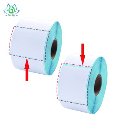Nhãn dán nhãn ghi đĩa Vinyl trắng không thấm nước có độ kết dính cao, nhãn cuộn trống