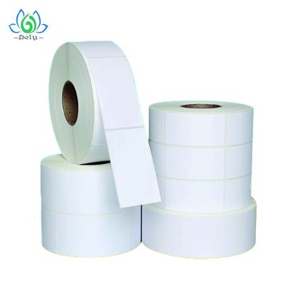 Nhãn dán nhãn ghi đĩa Vinyl trắng không thấm nước có độ kết dính cao, nhãn cuộn trống