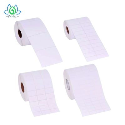 Nhãn dán nhãn ghi đĩa Vinyl trắng không thấm nước có độ kết dính cao, nhãn cuộn trống