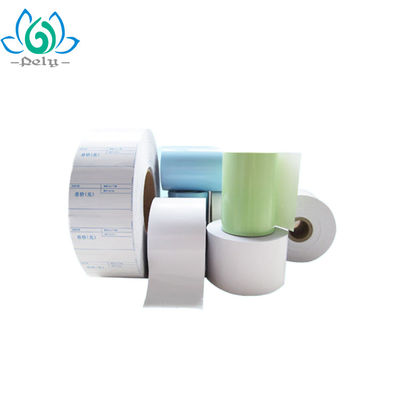 Nhãn không tuyến tính trống màu trắng cho thẻ giá kệ