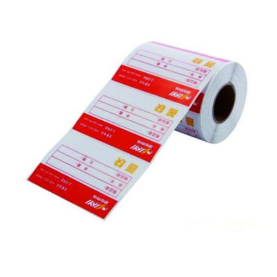 85x11mm In mã vạch có độ dính cao Nhãn vận chuyển tùy chỉnh