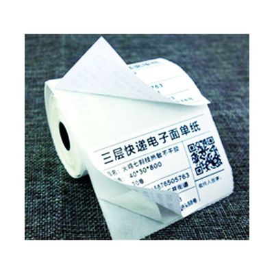 85x11mm In mã vạch có độ dính cao Nhãn vận chuyển tùy chỉnh