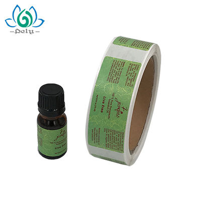 3 x 7,5cm Chai màu hổ phách CMYK Cuộn nhãn vinyl màu