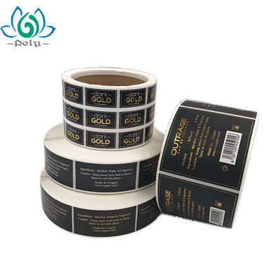 Miếng dán Vinyl kết dính 3 X 7,5cm trên chai mỹ phẩm tự nhiên