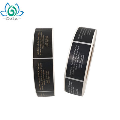 Miếng dán Vinyl kết dính 3 X 7,5cm trên chai mỹ phẩm tự nhiên