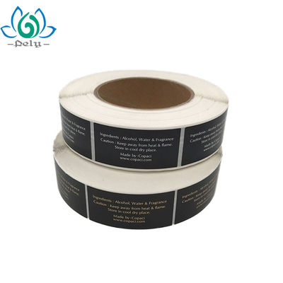 Miếng dán Vinyl kết dính 3 X 7,5cm trên chai mỹ phẩm tự nhiên