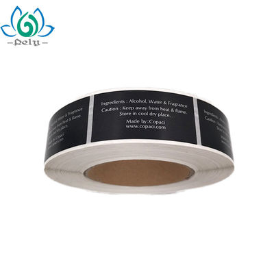Miếng dán Vinyl kết dính 3 X 7,5cm trên chai mỹ phẩm tự nhiên