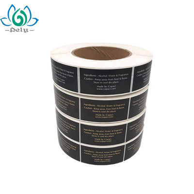 Miếng dán Vinyl kết dính 3 X 7,5cm trên chai mỹ phẩm tự nhiên