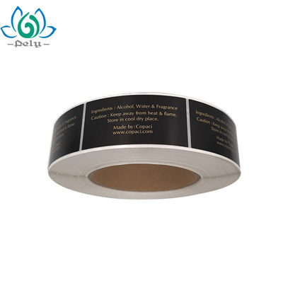 Miếng dán Vinyl kết dính 3 X 7,5cm trên chai mỹ phẩm tự nhiên
