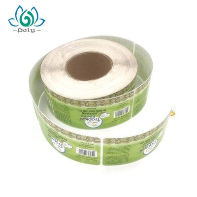 Nhãn thực phẩm và đồ uống không thấm nước Nhãn được in trên cuộn