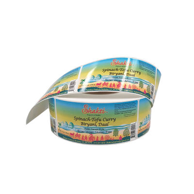 Gia vị an toàn có thể hòa tan Nhãn thực phẩm và đồ uống Nhãn dán cấp thực phẩm Nhãn cuộn