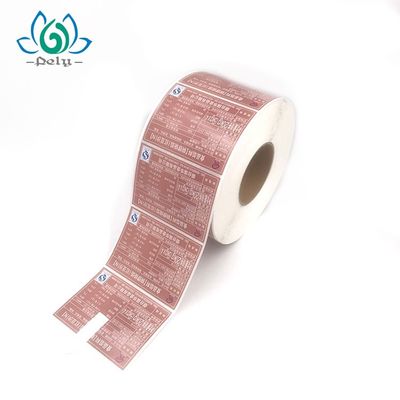Nhãn dán bao bì thực phẩm không độc hại cho sức khỏe Tự dính CMYK nhãn thực phẩm in tùy chỉnh