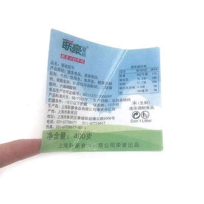 Giấy dán bao bì thực phẩm bằng giấy / PVC cho thịt bò tươi hoặc đồ ăn nhẹ thịt bò xay