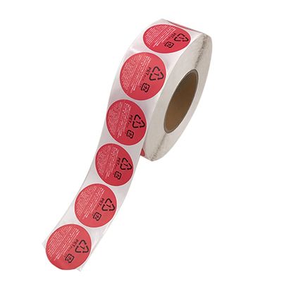 Hình tròn Hình tròn Nhãn Thực phẩm và Đồ uống Hình dạng cuộn Giấy Dán Nhãn Thực phẩm Nhiệt