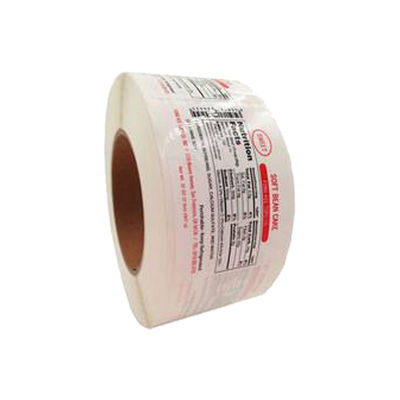 Y tế và sức khỏe Màu xanh lá cây tùy chỉnh Nhãn dán nhãn thực phẩm tự dính Nhãn dán an toàn thực phẩm