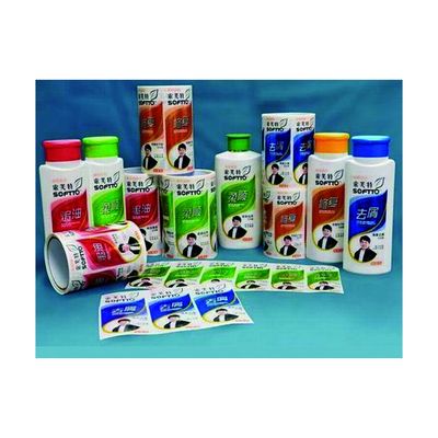 Nhãn chống thấm màu Pely CMYK cho chai dầu gội