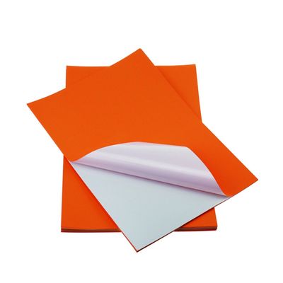 Màu A4 Cao cấp 100% Bột giấy bằng gỗ Keo dán cao Giấy kích thước Thư Vinyl Giấy dán