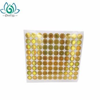 Nhãn bảo mật chống giả mạo 2D giả mạo, Nhãn dán ba chiều bằng chứng giả mạo