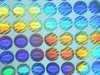 Hình dán ba chiều màu bạc CMYK ISO9001 2008, Hình dán ba chiều bảo mật tùy chỉnh