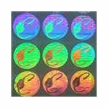 Hình dán ba chiều màu bạc CMYK ISO9001 2008, Hình dán ba chiều bảo mật tùy chỉnh