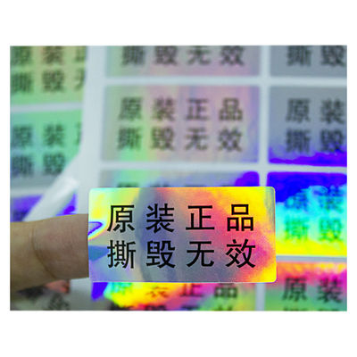 Nhãn bảo mật chống giả mạo CMYK Color Tamper