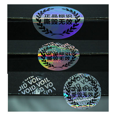Nhãn bảo mật chống giả mạo CMYK Color Tamper