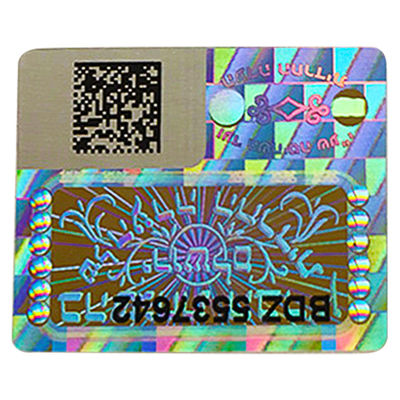 Vinyl QR Code ba chiều Tamper Nhãn bảo mật rõ ràng