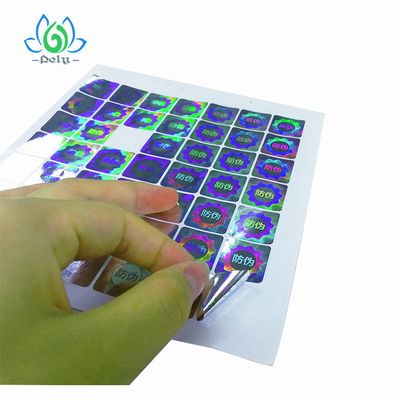 Nhãn mã vạch chống giả mạo Silver Goil 3D Tamper