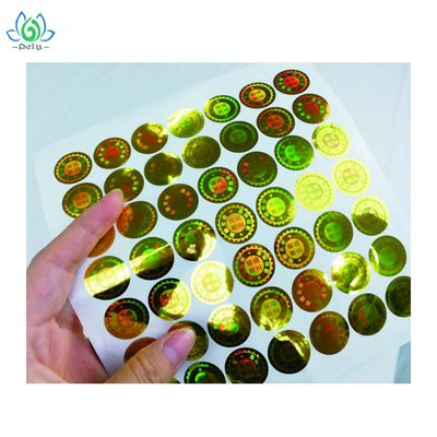 Nhãn bảo mật chắc chắn bằng laser không chuyển PET