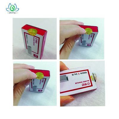 Nhãn bảo mật chắc chắn bằng laser không chuyển PET