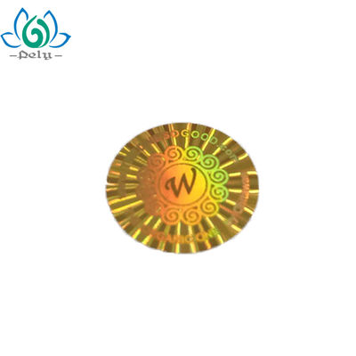 Pely Round Tamper Seal Stickers Tùy chỉnh 3D Hologram Stickers