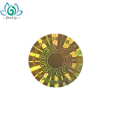 Pely Round Tamper Seal Stickers Tùy chỉnh 3D Hologram Stickers