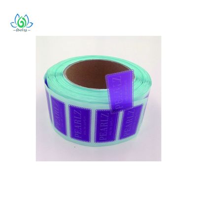 Miếng dán Tamper không thấm nước màu xanh lam cho lọ được in Nhãn tự dính trên cuộn
