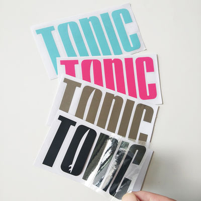 Bảng chữ cái mỏng vĩnh viễn Chữ cái Die Cut Xe ô tô Truyền nhiệt Sticker Truyền nhiệt Vinyl Đề can