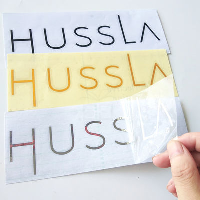 Bảng chữ cái mỏng vĩnh viễn Chữ cái Die Cut Xe ô tô Truyền nhiệt Sticker Truyền nhiệt Vinyl Đề can