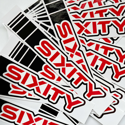 Holographic Chống thấm nước Die Cut Vinyl Stickers Tự dính Nhãn Tấm Cắt Die Cut