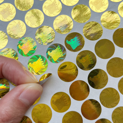 In 3D Tamper Con dấu Dán Hình ba chiều Nhãn dán Carton Niêm phong